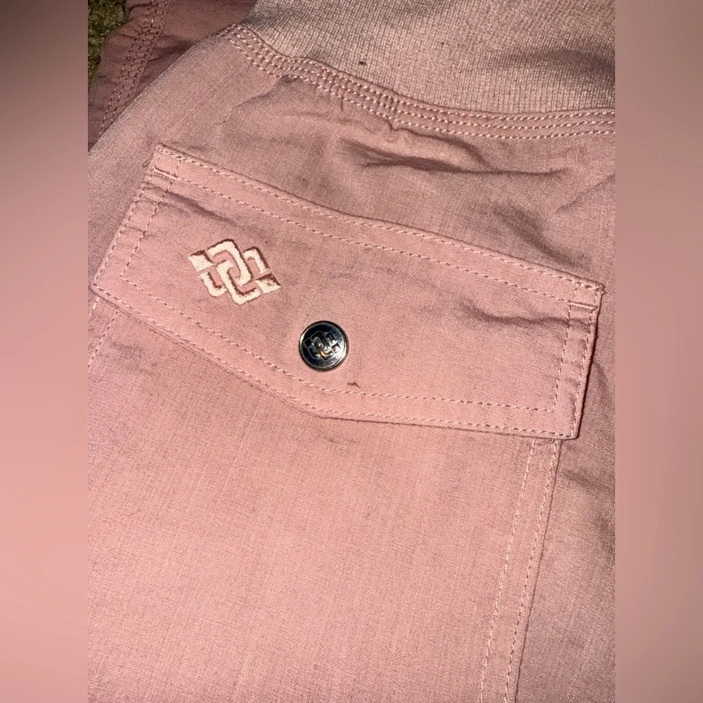 Mofiz gently used light cargo pants size L in pink - Picture 3 of 9